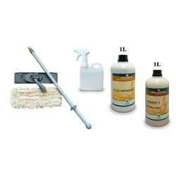 Kit Saving: DC013 Clean and care for Linea waxed wood floors (E7 AE), starter  (DC)